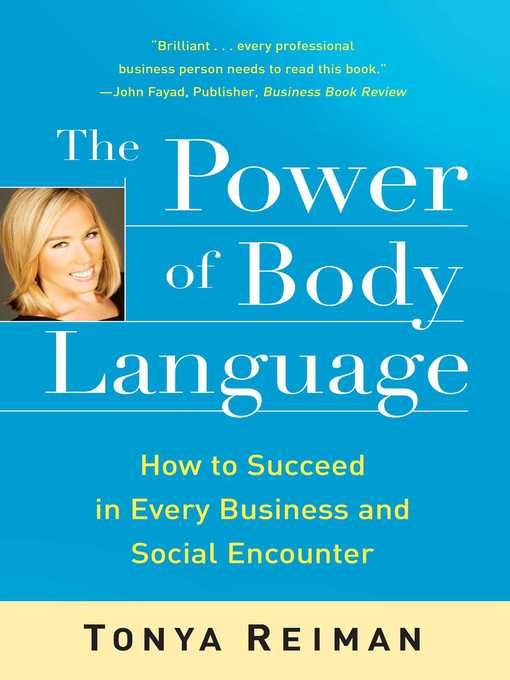 Title details for The Power of Body Language by Tonya Reiman - Wait list